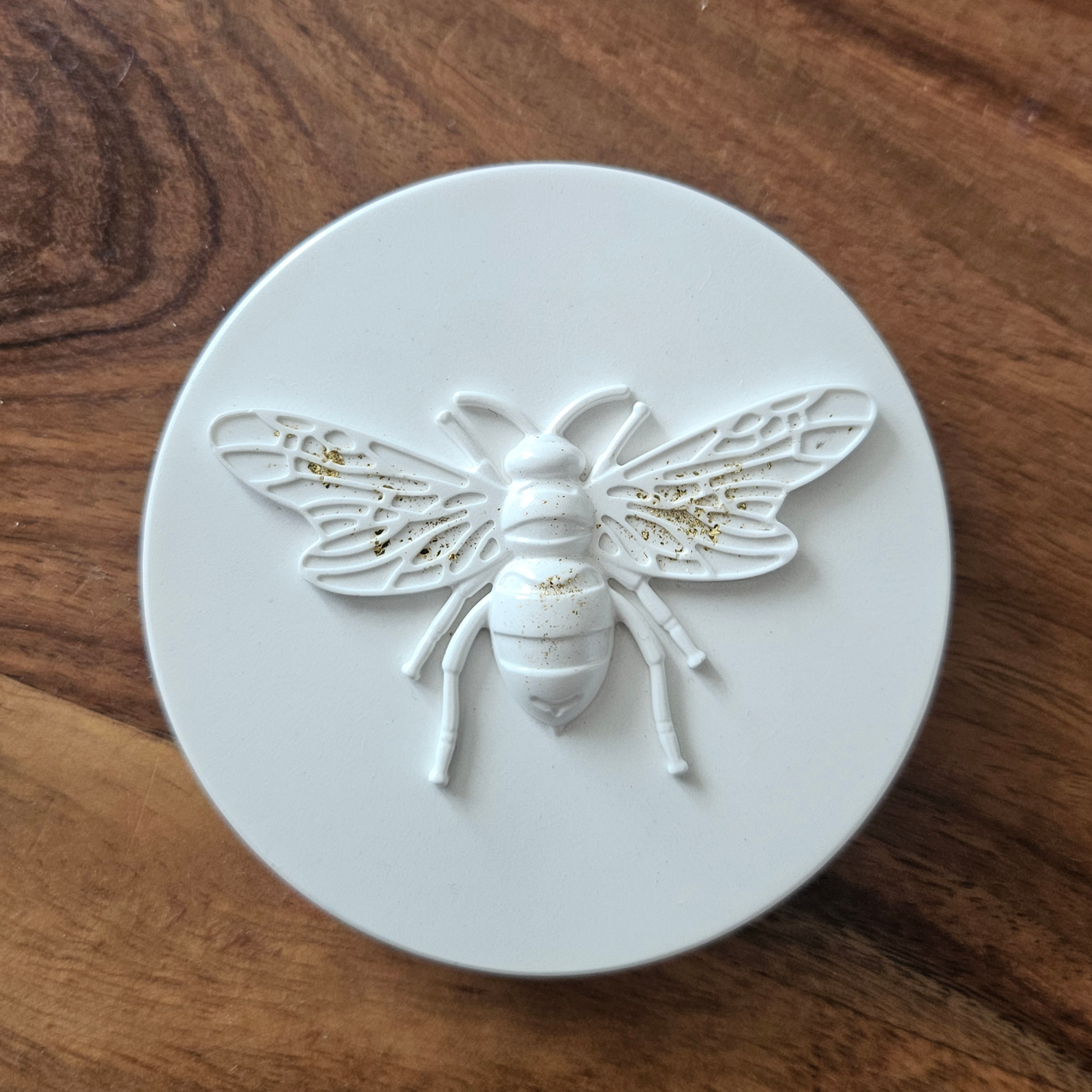 Bee Candle - White