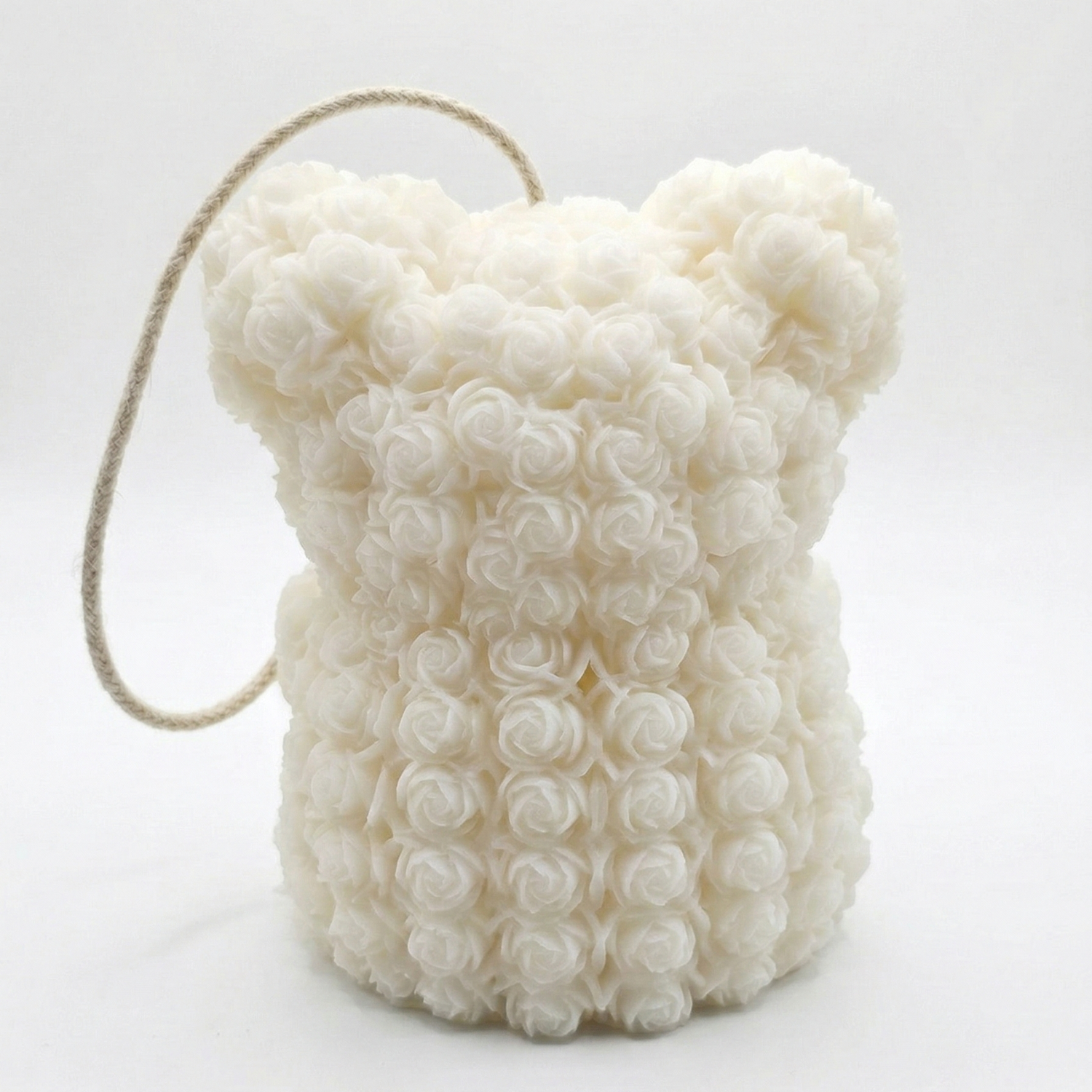 Candle Medium Bear - White / Coconut