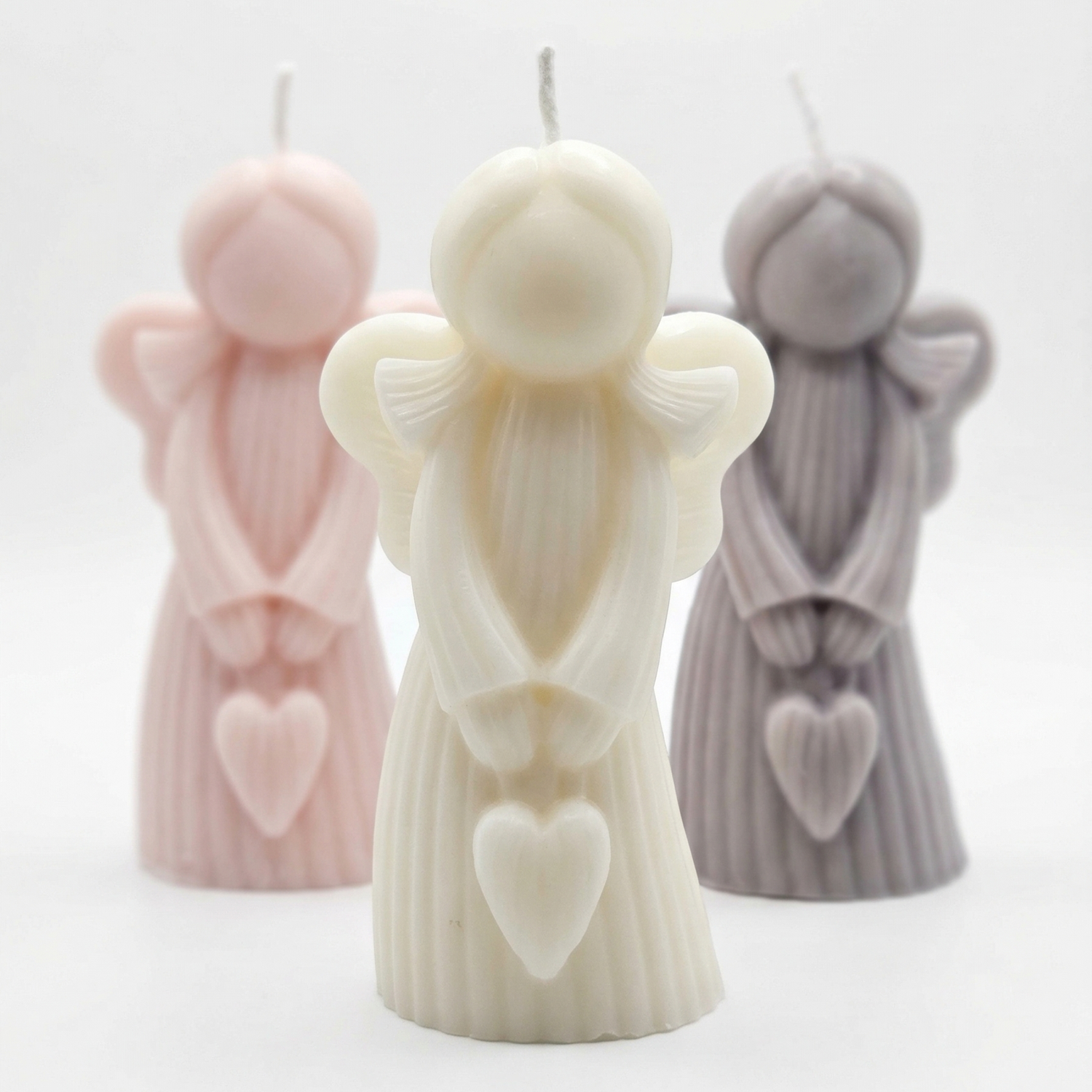 Angel Candle - White/Coconut