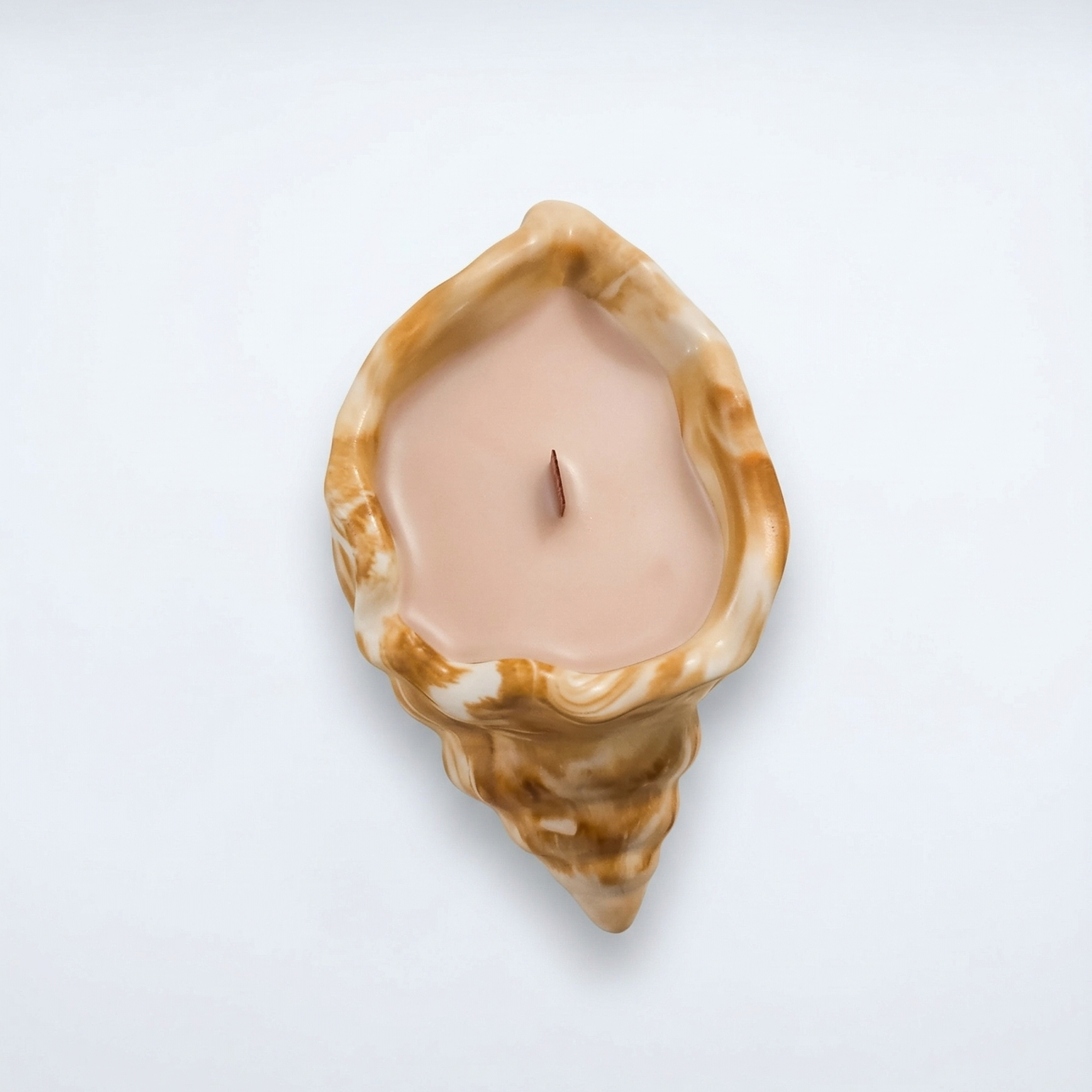 Pink Tide Candle - Pink / White / Gold / Eucalyptus, Camphor