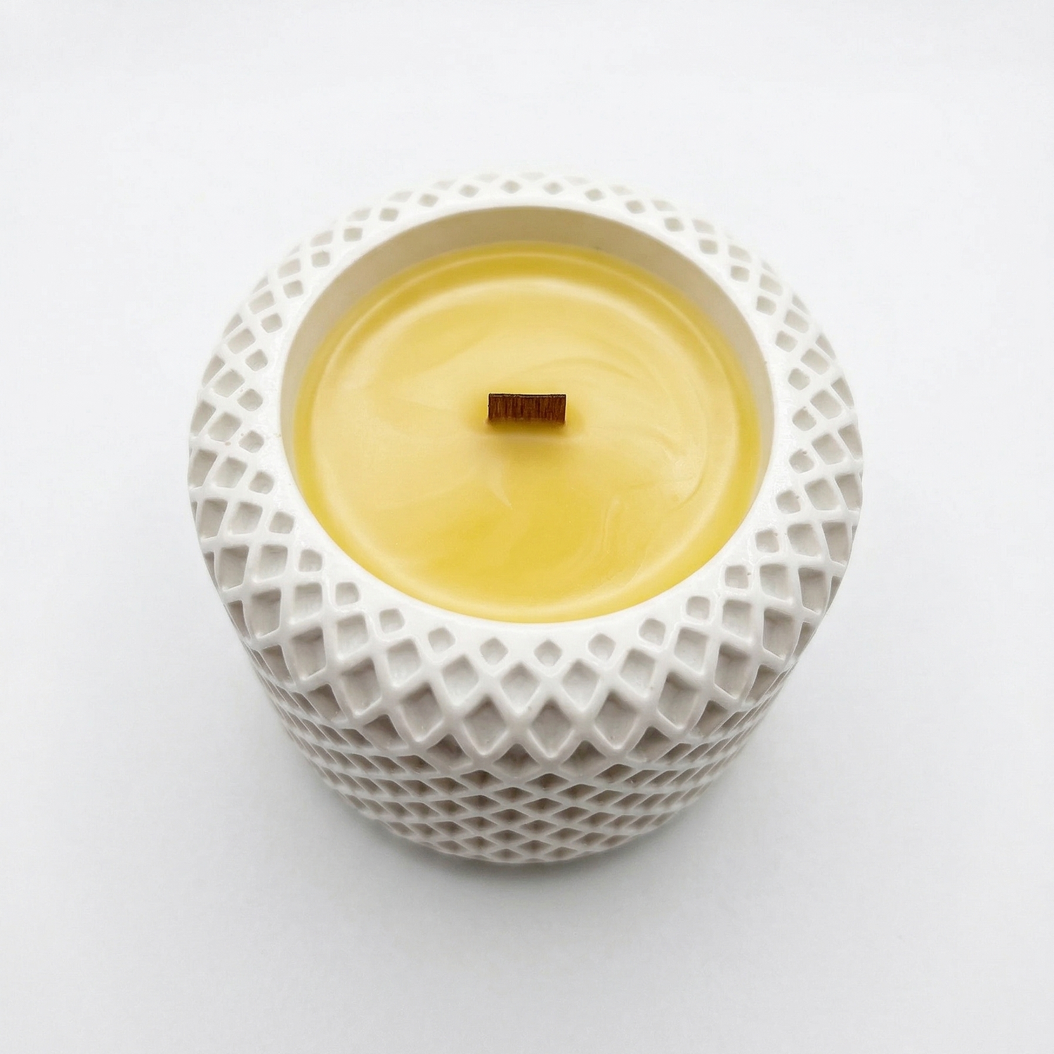 Candle Mosaic - White / Neon Green / Apple, Cinnamon