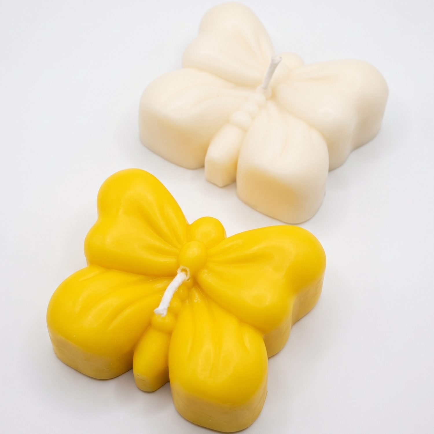 Candle Bow Butterfly - Yellow / Lime, Basil, Mandarin