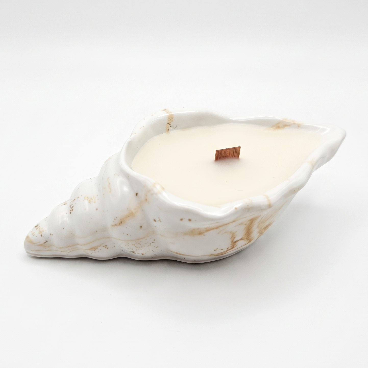 Aura Candle - White / Gold / Incense