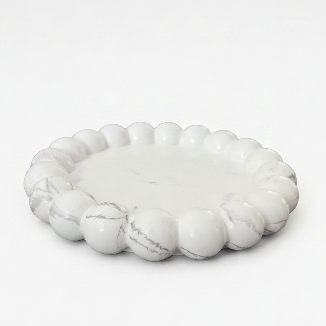 Design Tray Perla - White / Gold