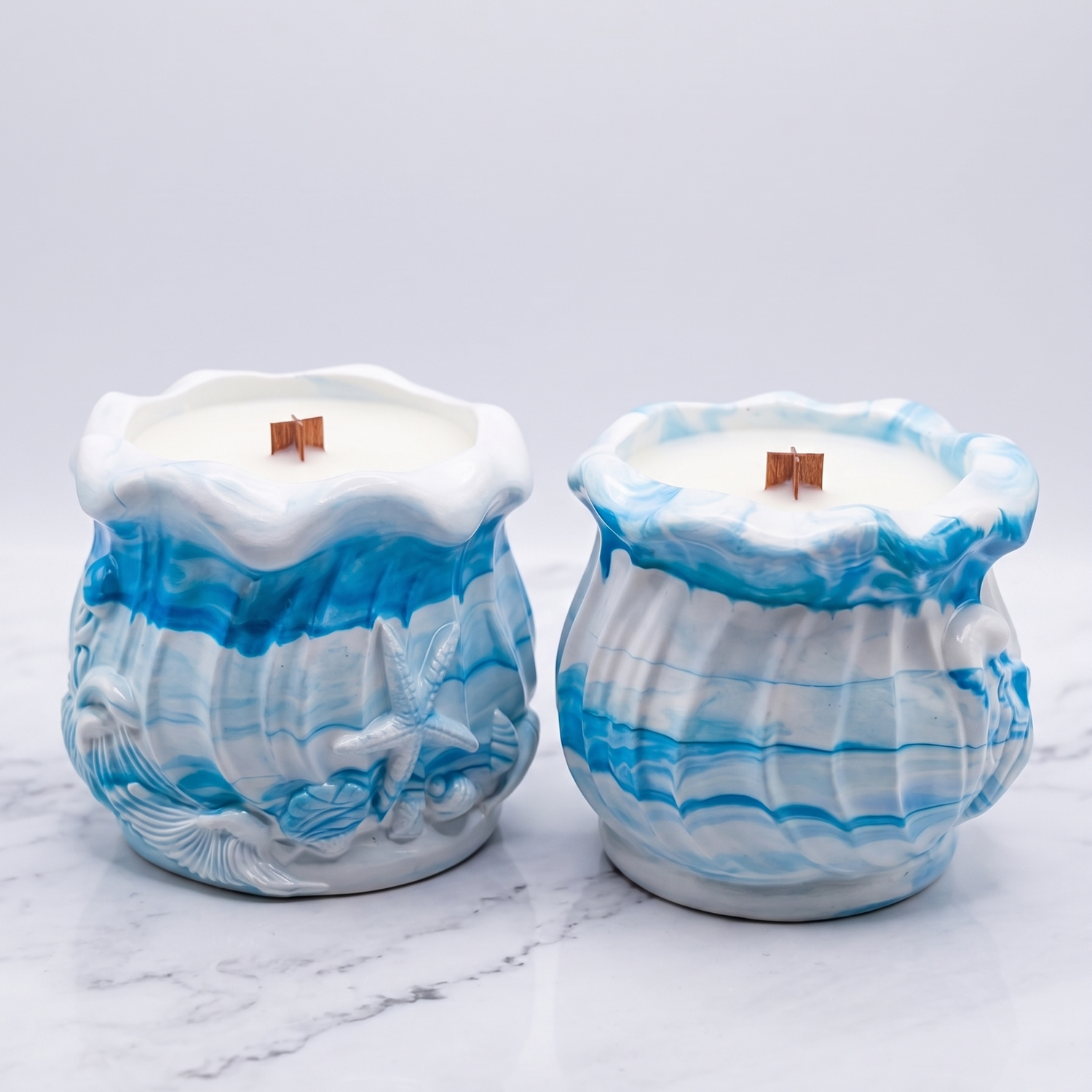 Ocean Candle - White / Eucalyptus, Camphor