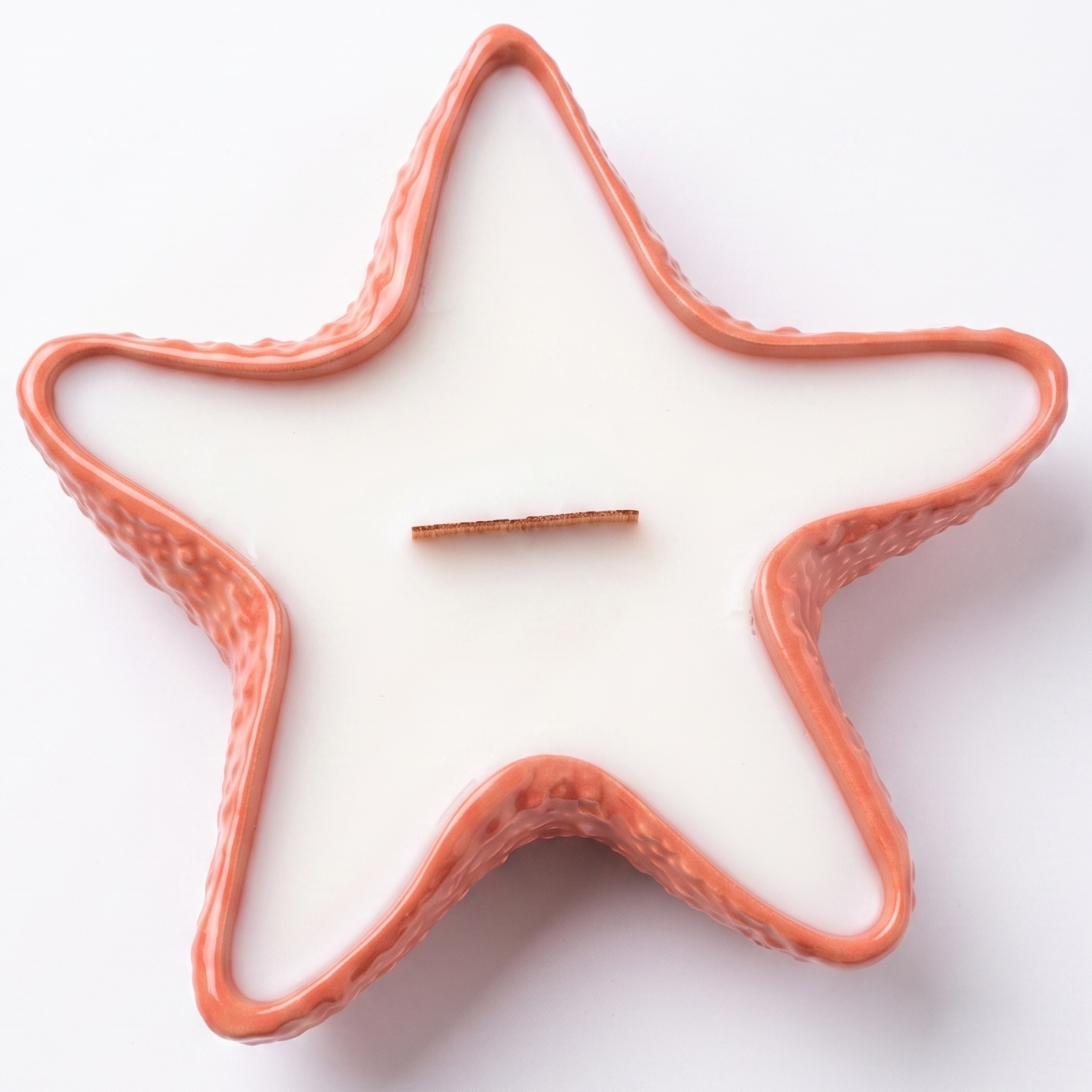 Starfish Candle - Brick Red / Lime, mango