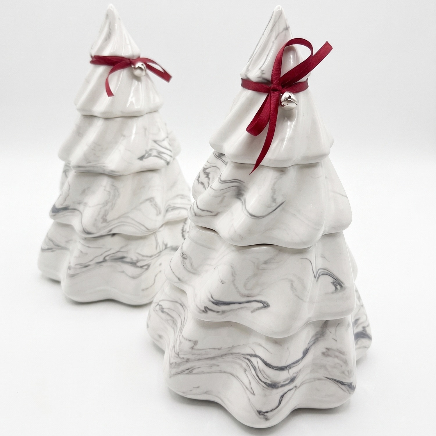 Candle Christmas Tree - White / Silver / Winter Magic, Gingerbread, Christmas Pastry
