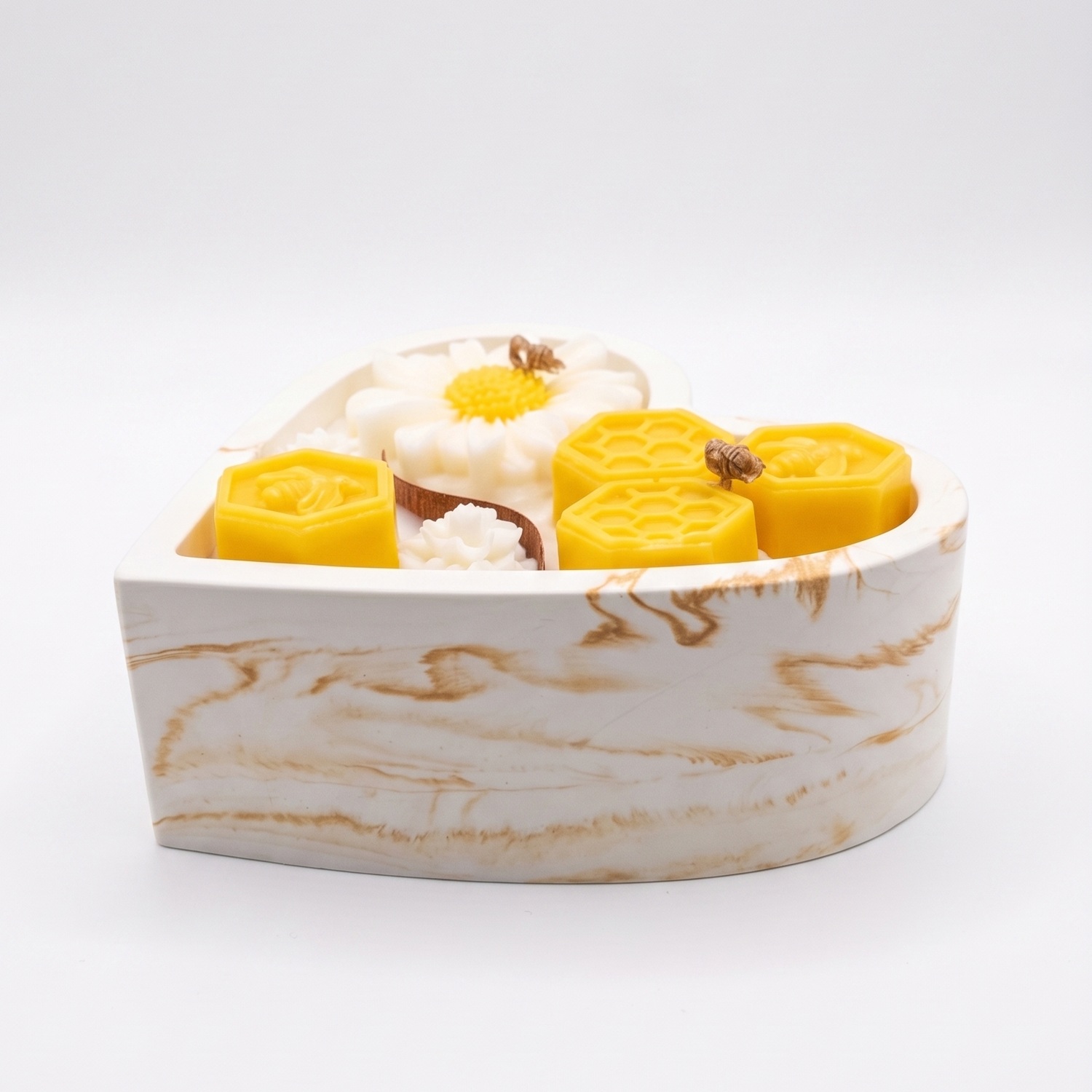 Candle Golden Nectar - White / Gold / Yellow / Honey, Milk