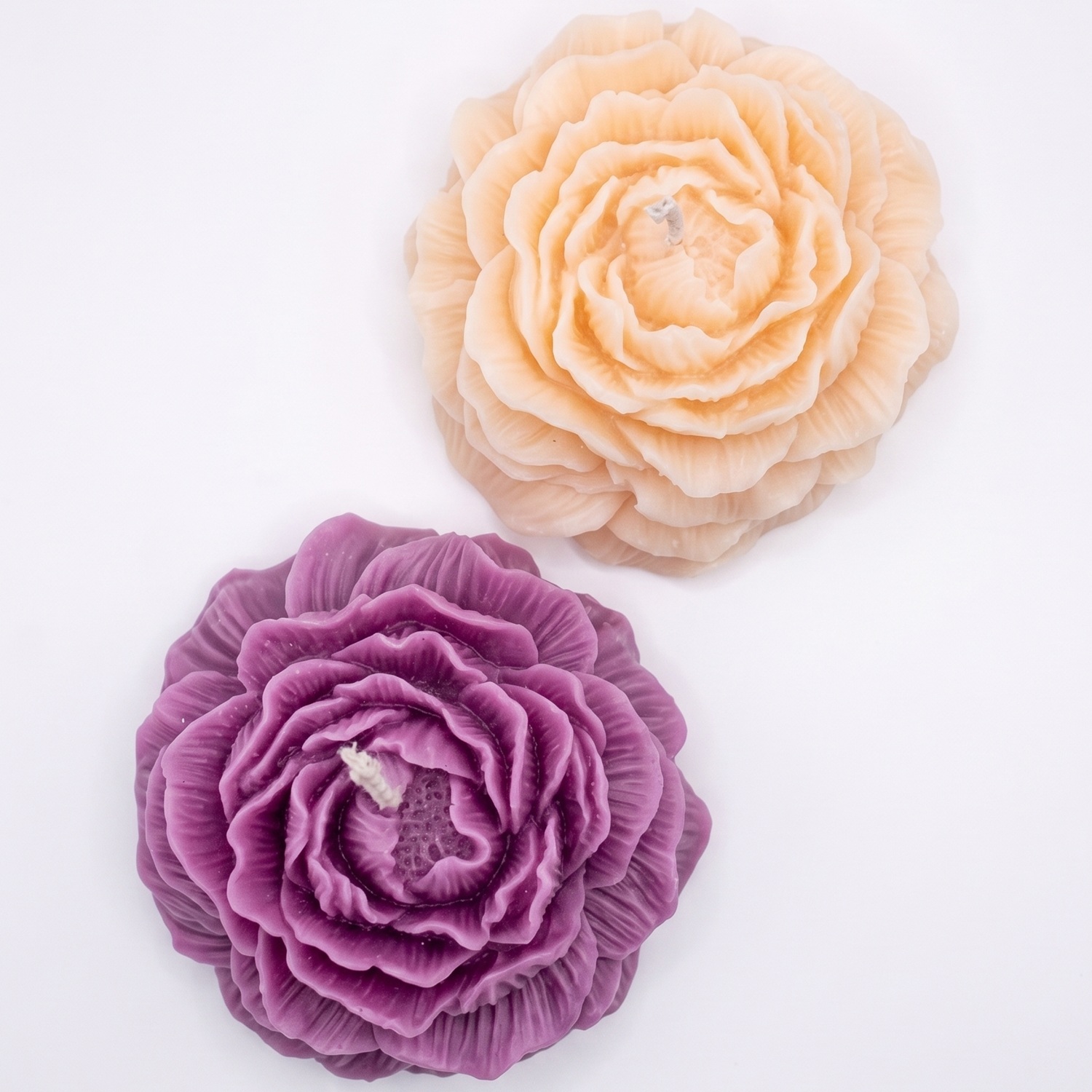 Peony Candle - Orange / Pink / Cherry