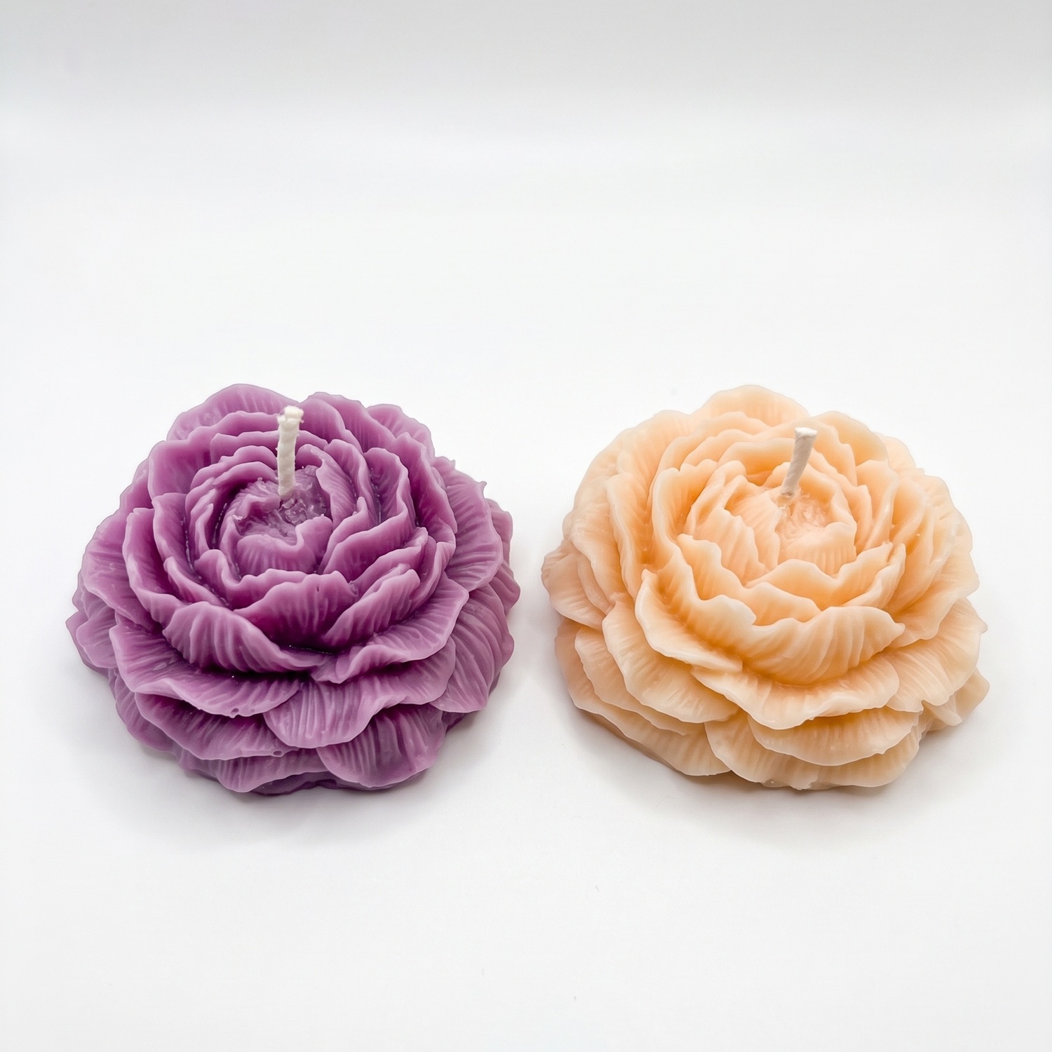 Peony Candle - Orange / Pink / Cherry