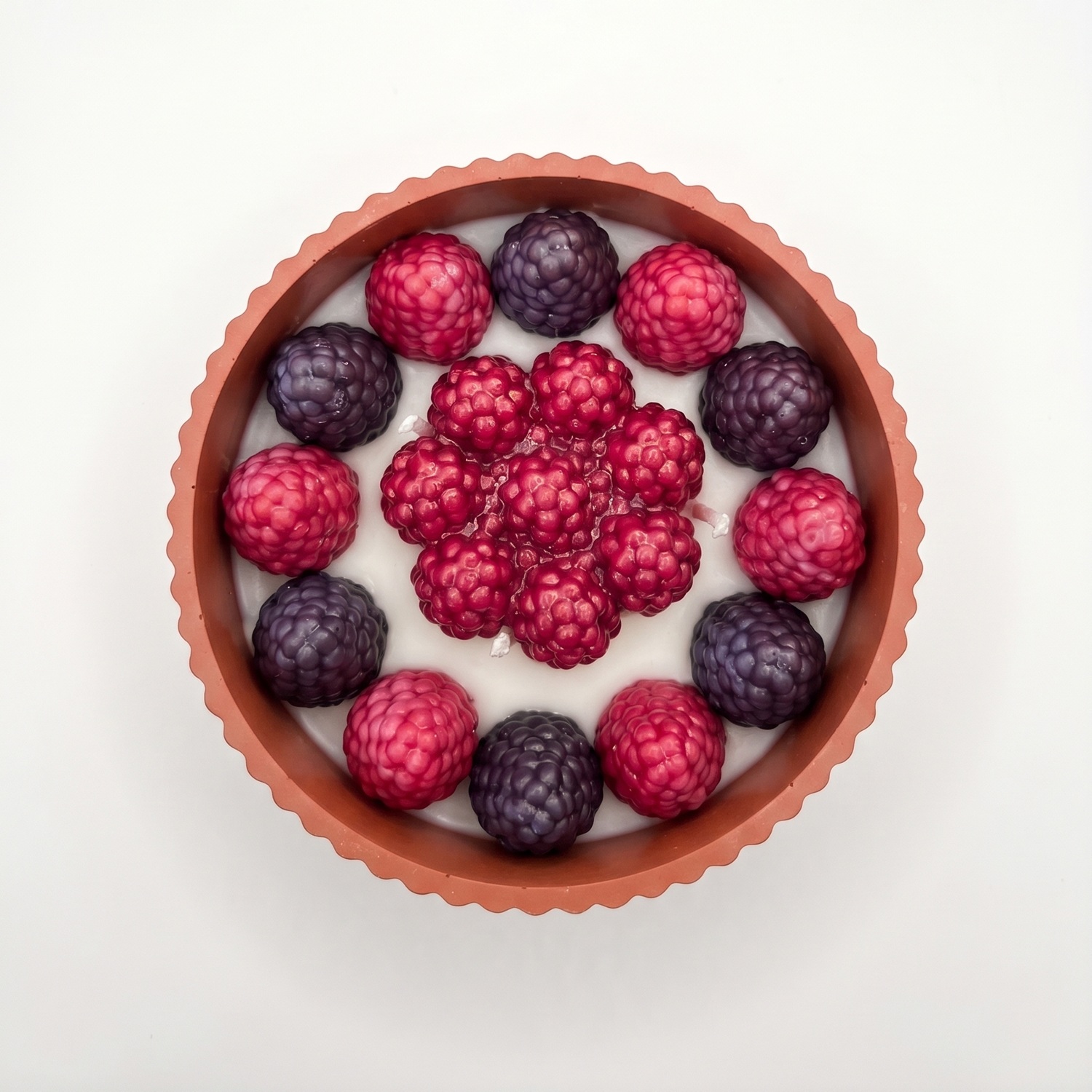 Candle Cake - Brick Red / Apple Strudel / Cherry