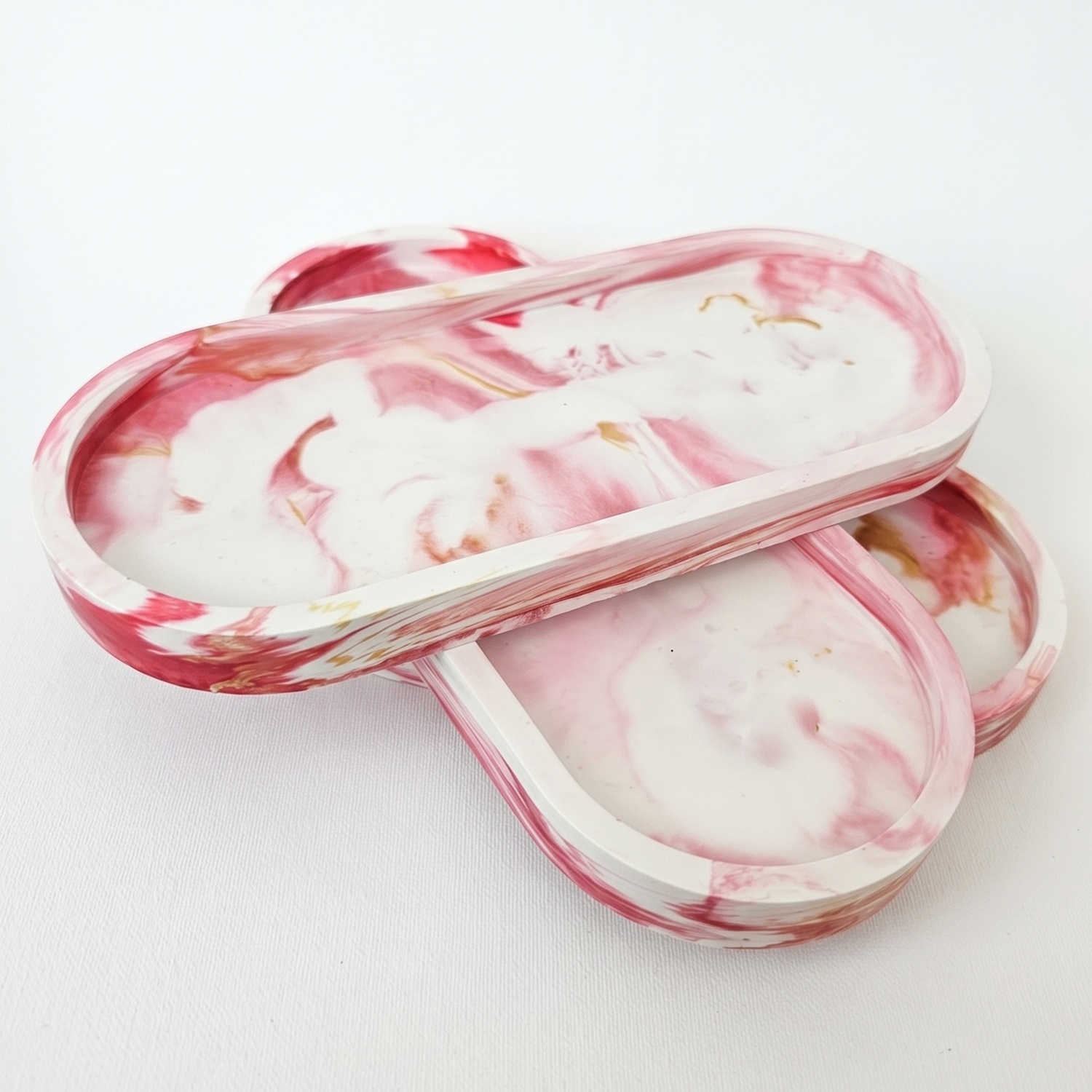 Design tray Klasik XL - White / Gold