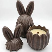 Čoko Zajac Candle - Brown / Lime, Basil, Mandarin