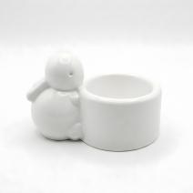 Multifunctional Bunny Candle Holder - White