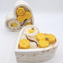 Candle Golden Nectar - White / Gold / Yellow / Honey, Milk