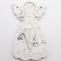 Hanging cast Angel - White / Silver / L