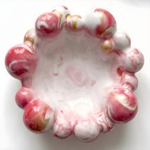 Design tray Kora - White / Pink / Gold