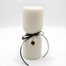 Silhouette Candle - White / Icelandic Coconut