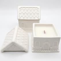 House Candle - White / Winter Magic