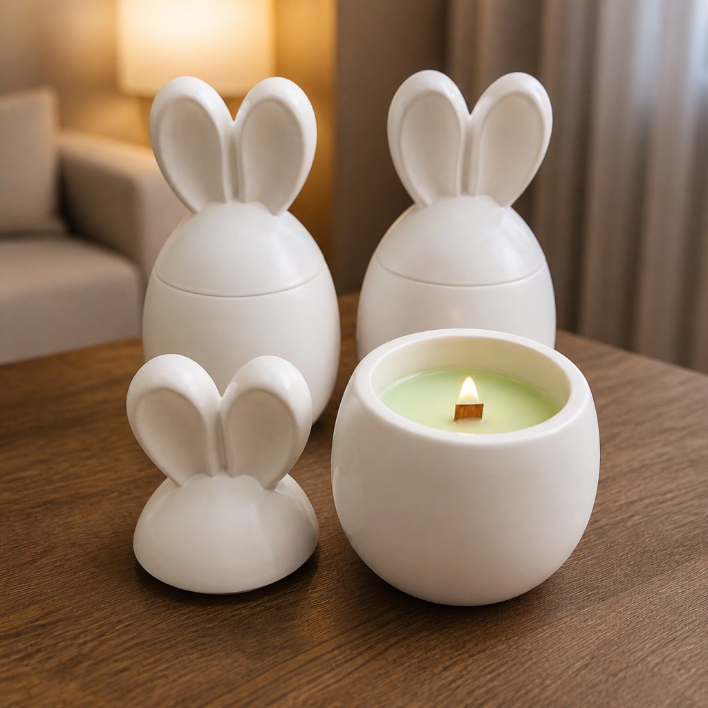 Drobec Candle - White / Lime, Mango