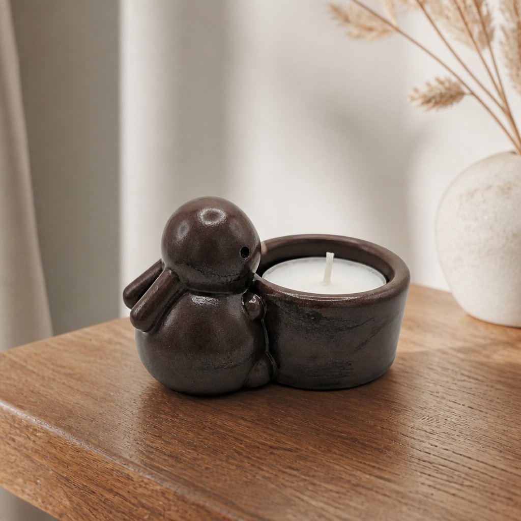 Multifunctional Bunny Night Light - Brown