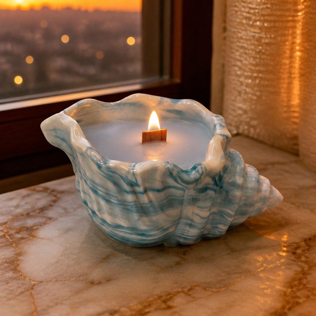 Candle Wave - Blue / Cotton