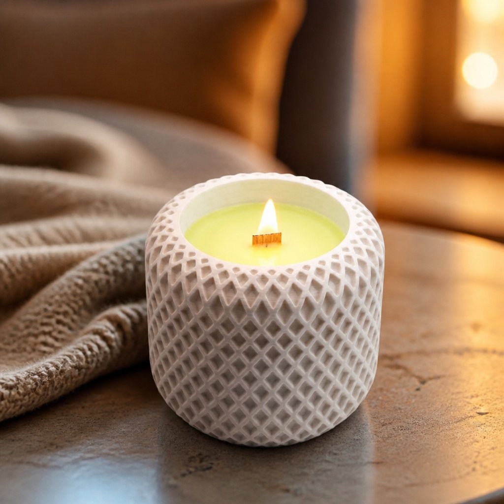 Candle Mosaic - White / Neon Yellow / Mojito