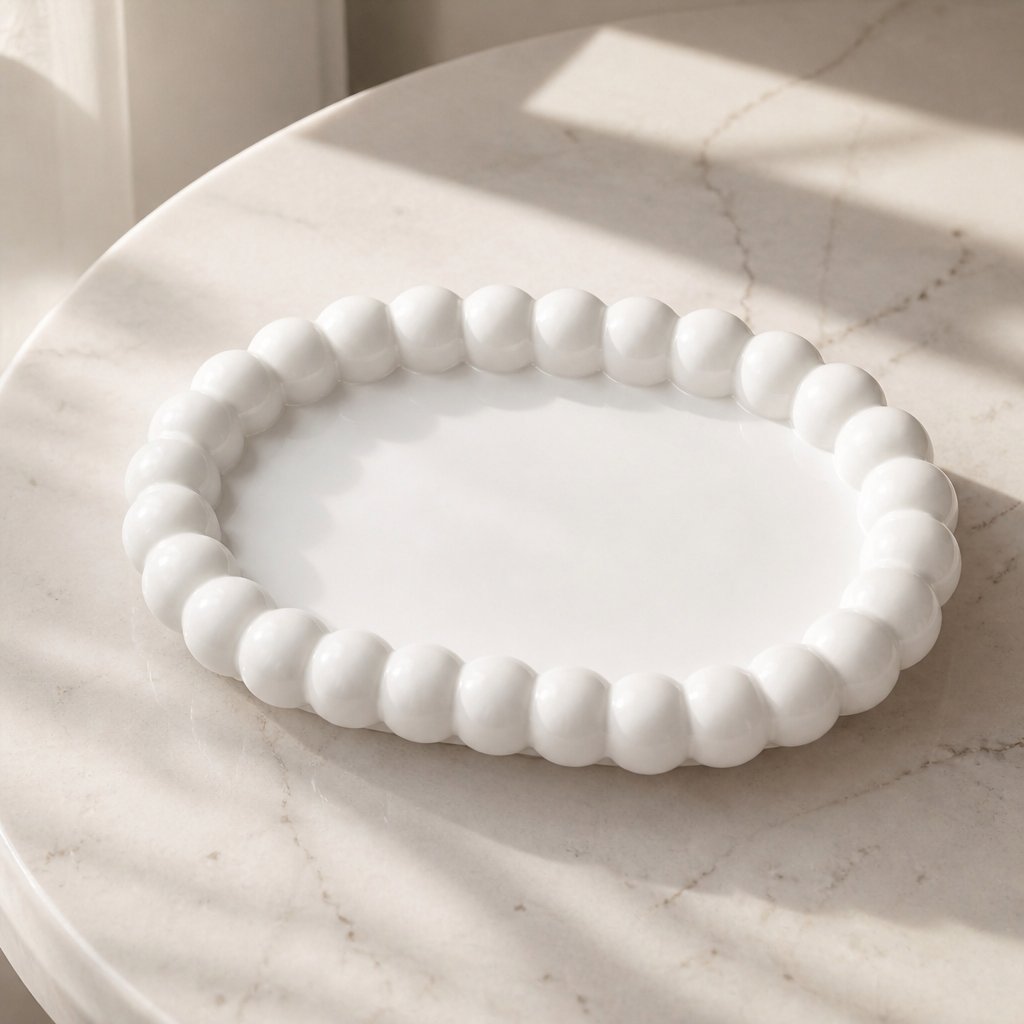 Design tray Korálka - White