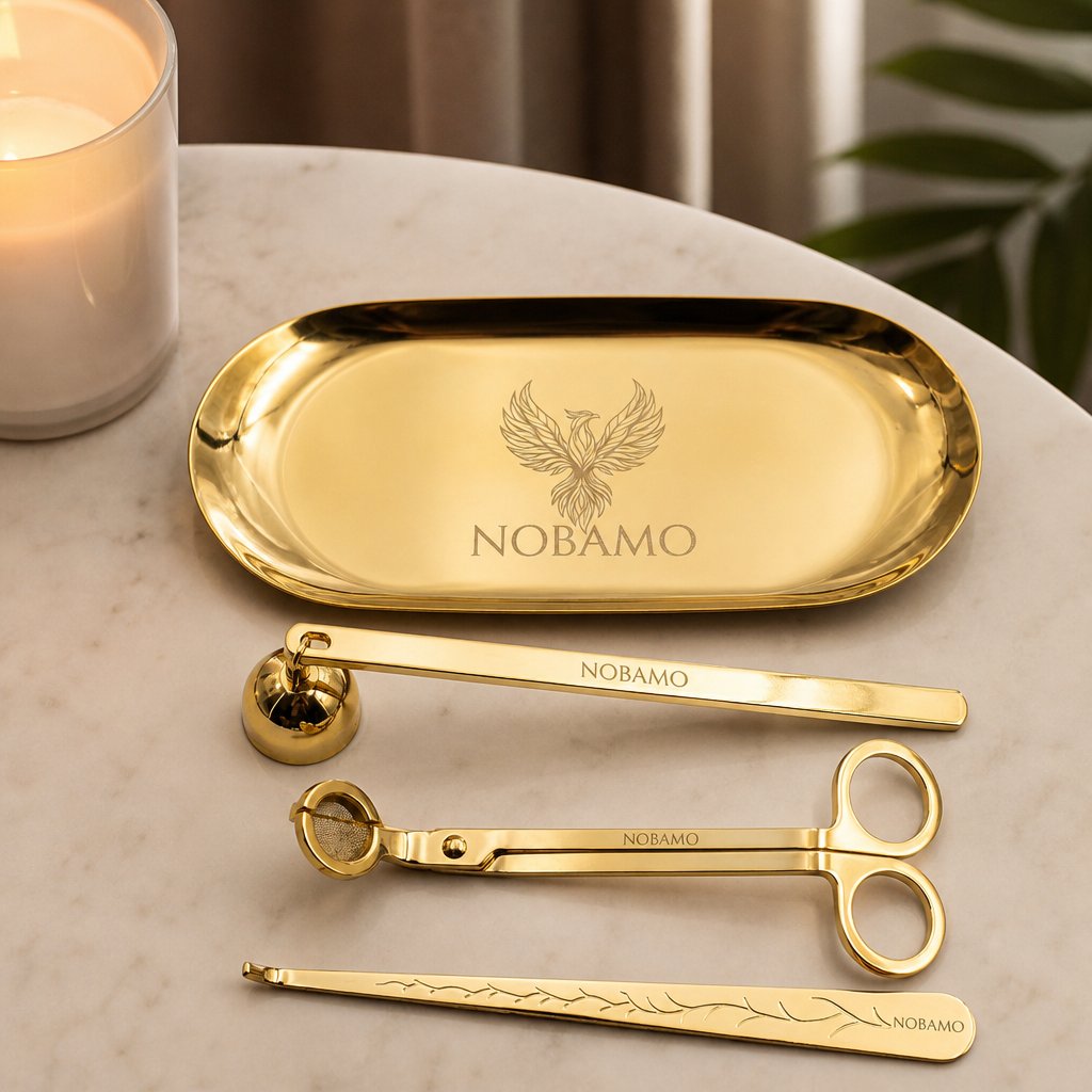 Candle Care Set 4-in-1 - Gold