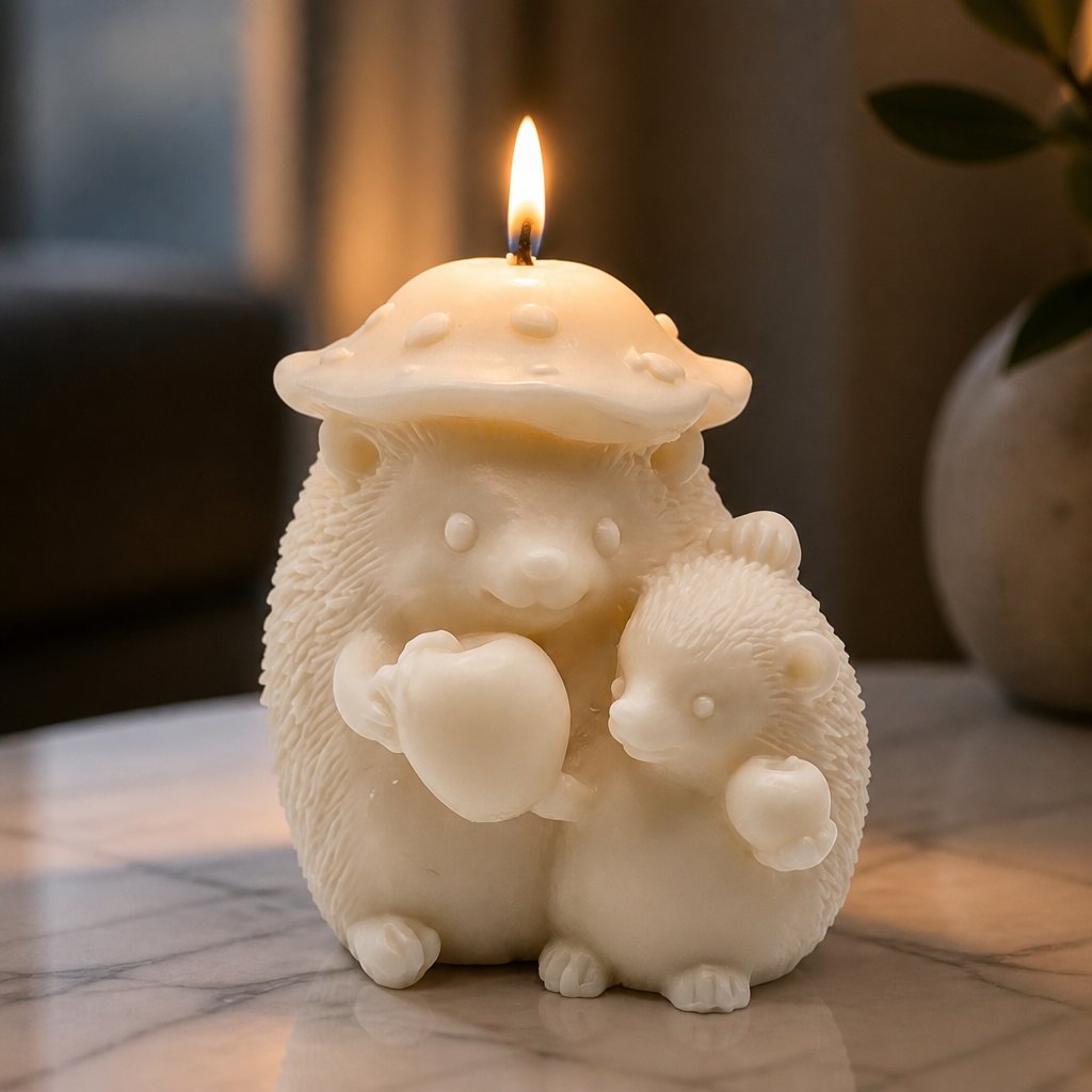 Forest Pals Candle - White / Coconut