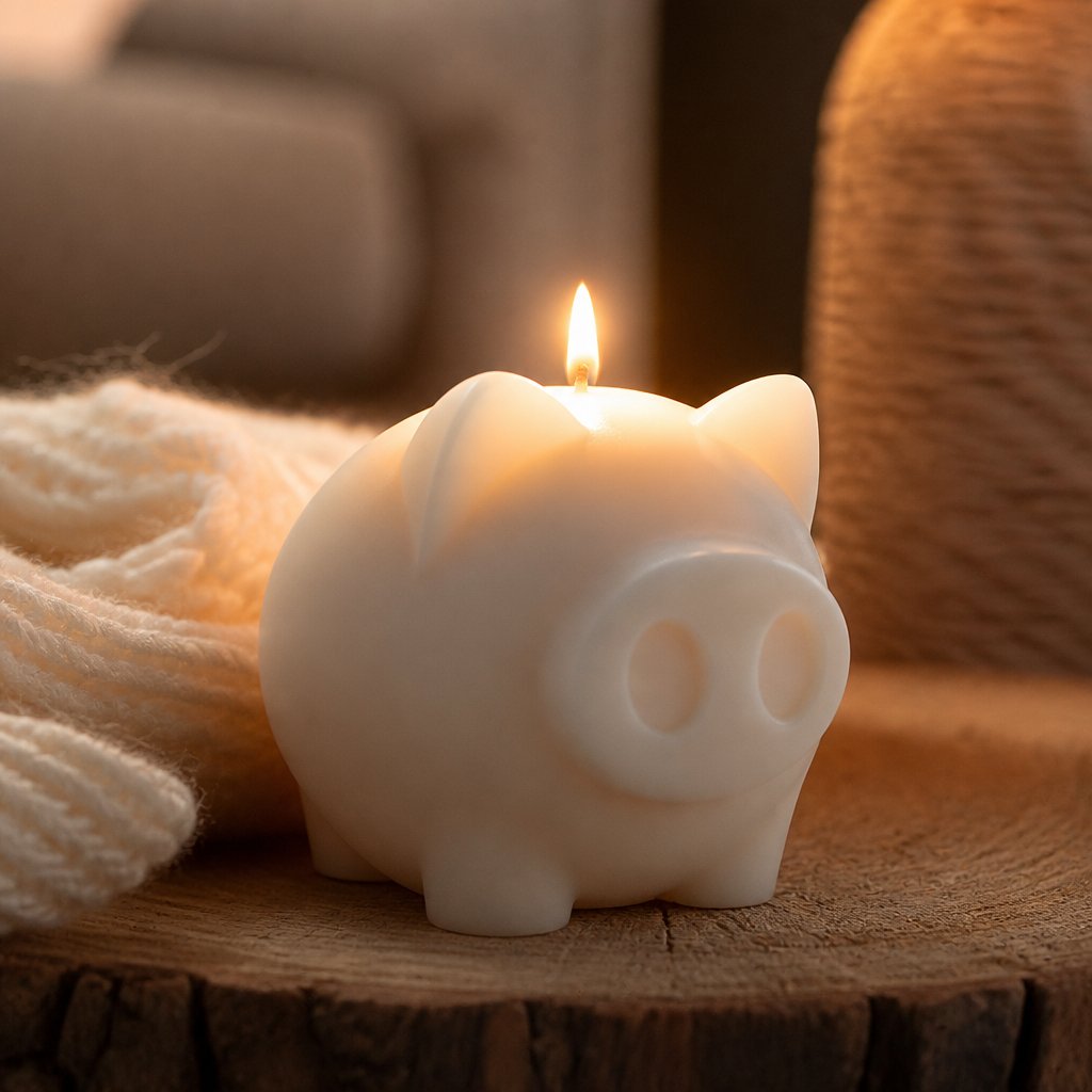 Candle Snouty - White / Coconut