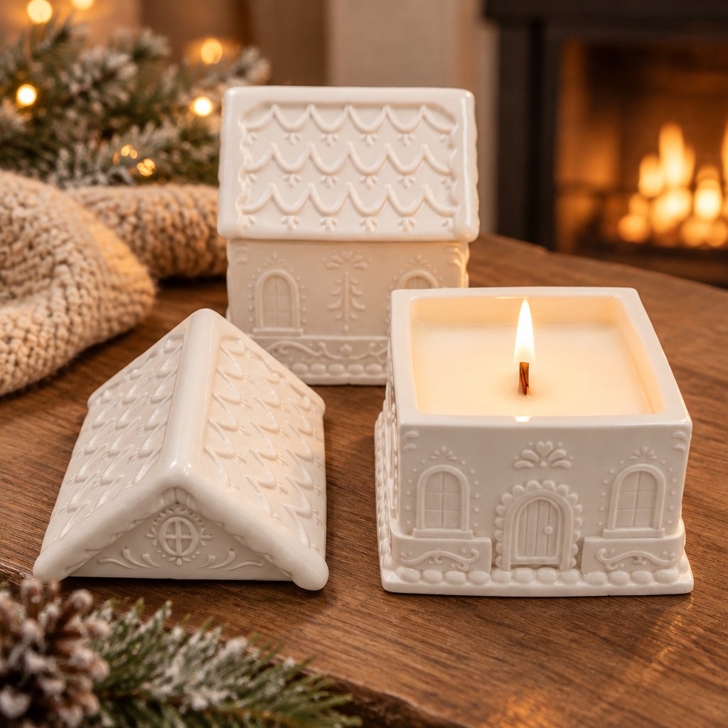 House Candle - White / Winter Magic